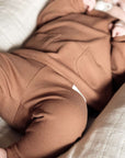 Organic Rib Sweatshirt - Walnut