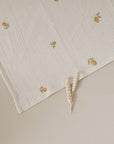 Organic Muslin Swaddle - Pure Lemon - 120x120cm