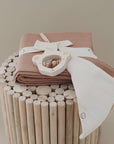 Organic Muslin Swaddle - Walnut - 120x120cm