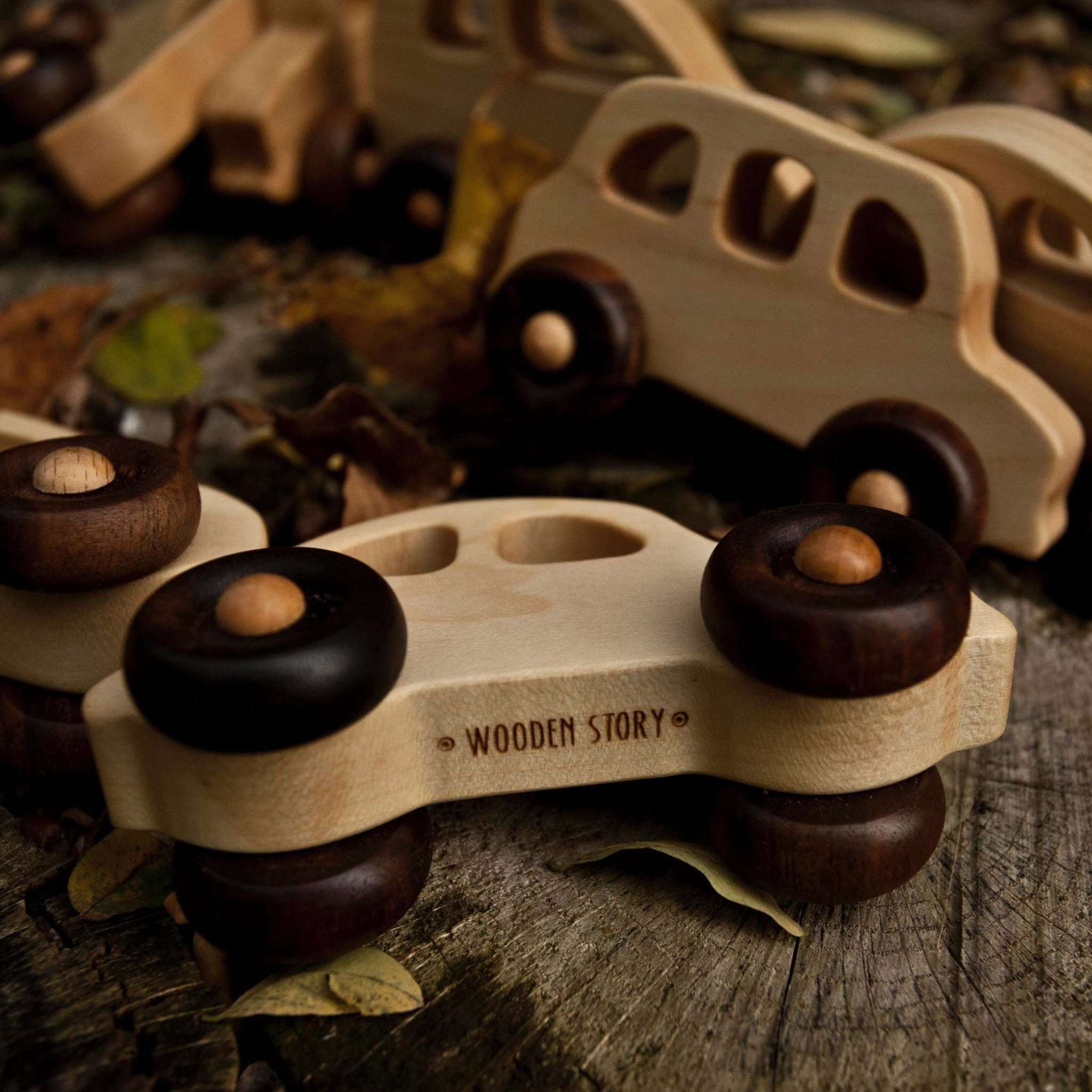 Wooden Toy Car 