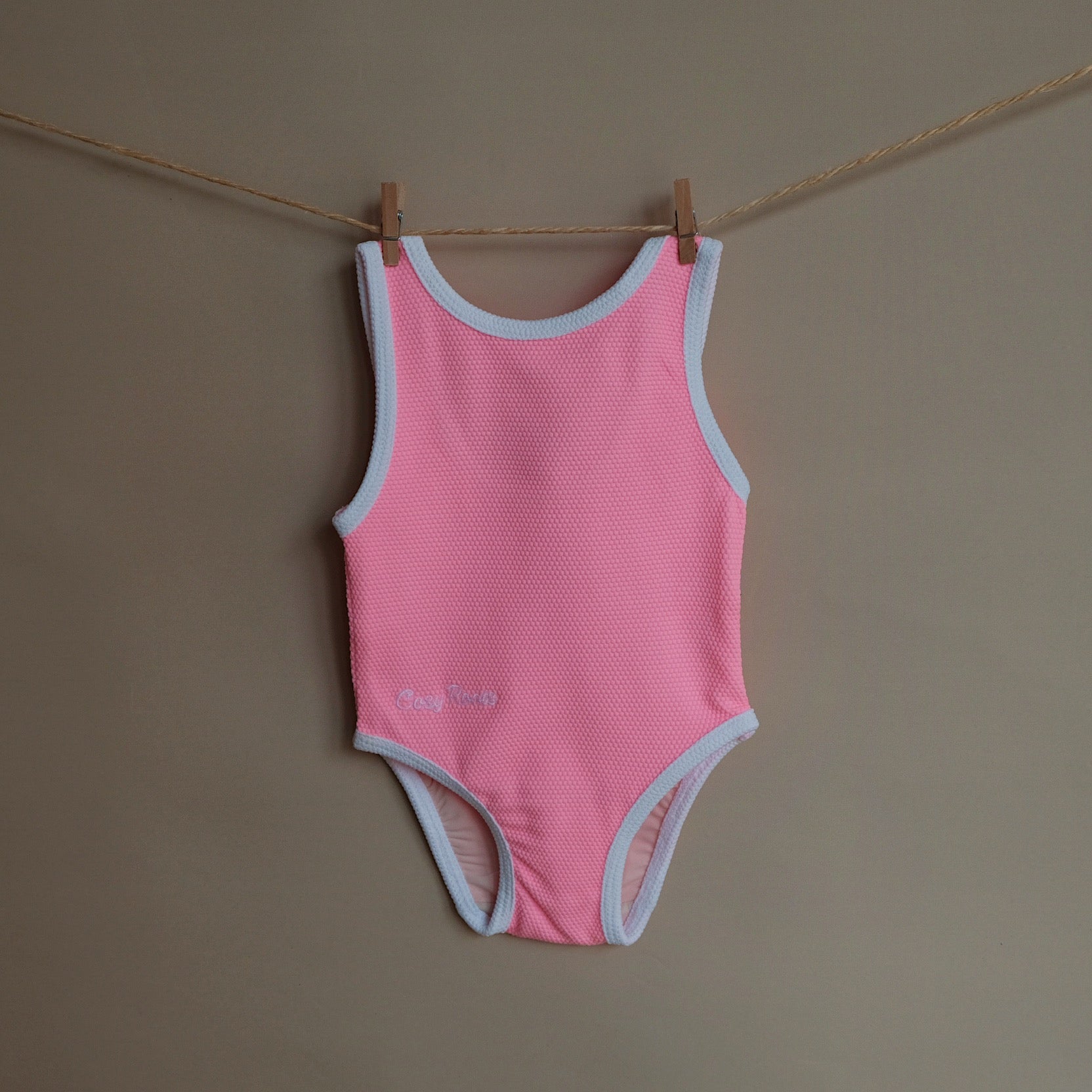 Sustainable Bathing Suit - Bright Pink