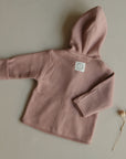 Organic Fleece Jacket - Dusty Rose Melange