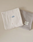 Organic Muslin Swaddle Set - Little Driver/Caramel