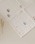 Organic Muslin Swaddle Set - Little Driver/Caramel