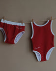 Sustainable Bathing Suit - Red