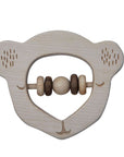 Natural Wooden Teething Rattle - Koala 