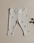 Organic Rib Leggings - Tiny Olives