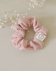 Organic Muslin Scrunchies - Dusty Rose/Caramel