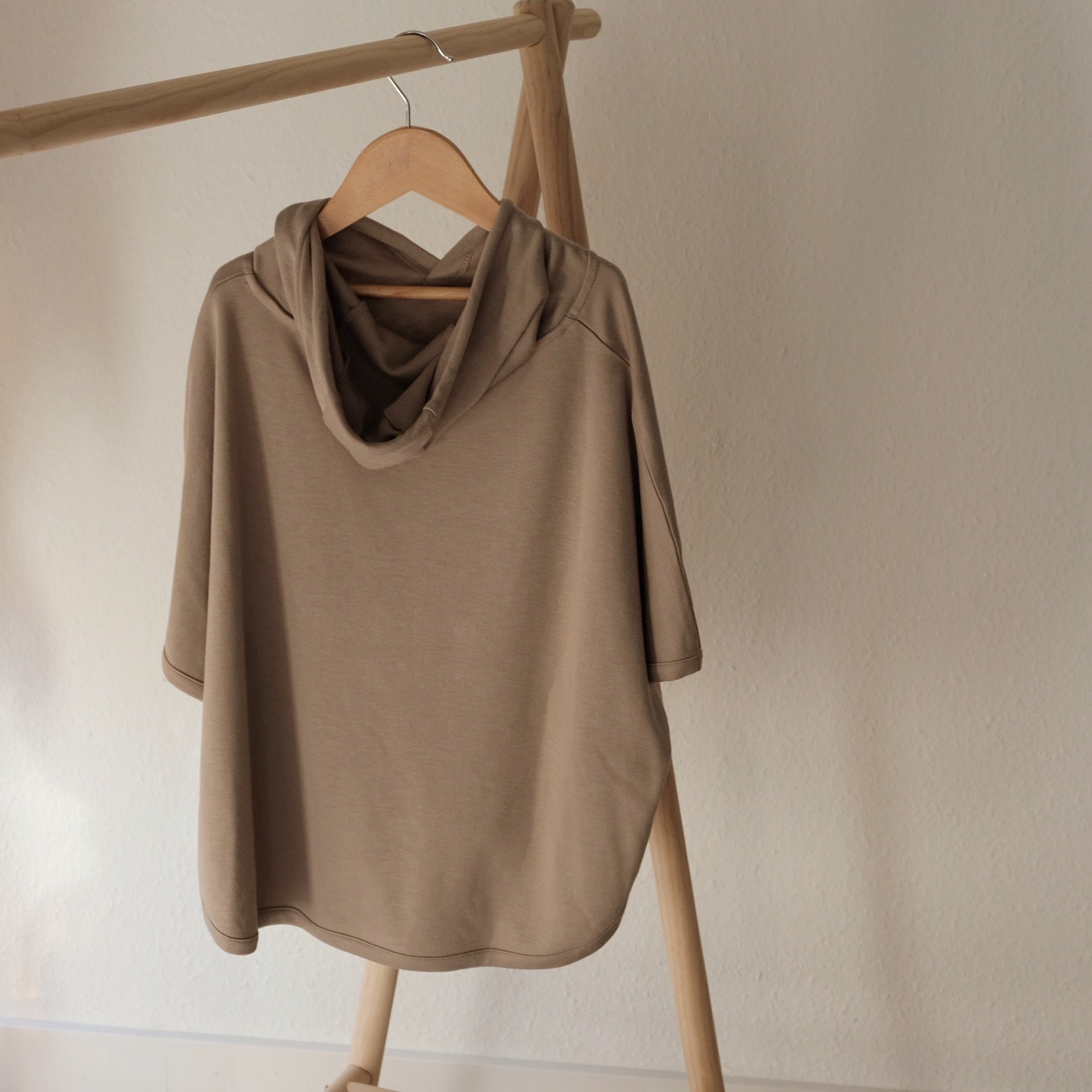 Organic UV Poncho - Caramel - UPF50+