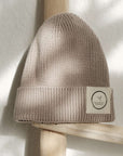 Organic Knit Beanie - Caramel