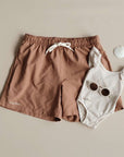 Sustainable DAD Swimshort - Walnut