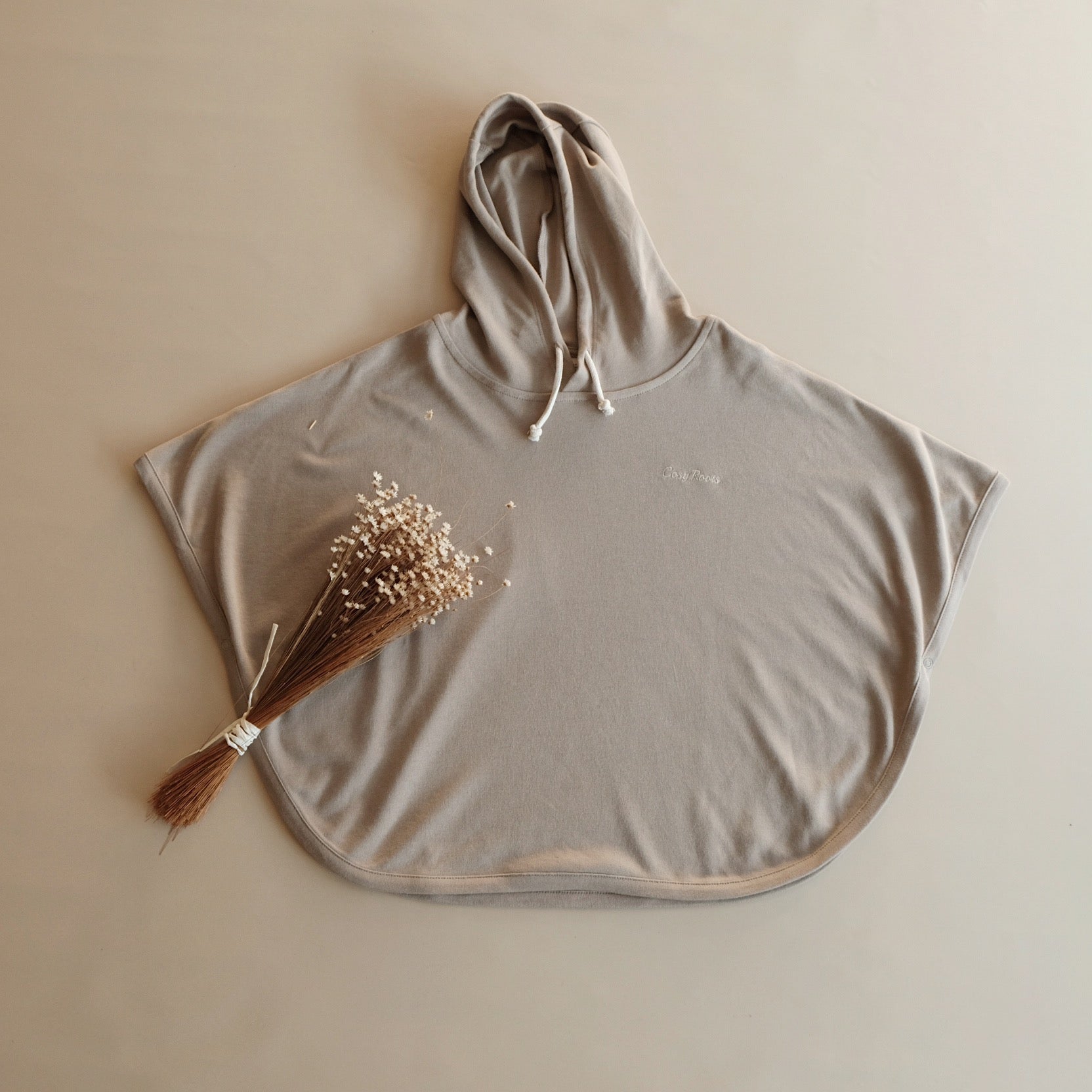 Organic UV Poncho - Caramel - UPF50+