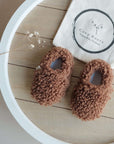 Vegan Shoes - Isii_bla X Cosy Roots - Teddy Shoes - Chocolate 