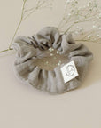 Organic Muslin Scrunchies - Khaki/Sand