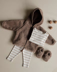 Organic Teddy Shoes - Mocha