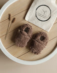 Organic Teddy Shoes - Mocha