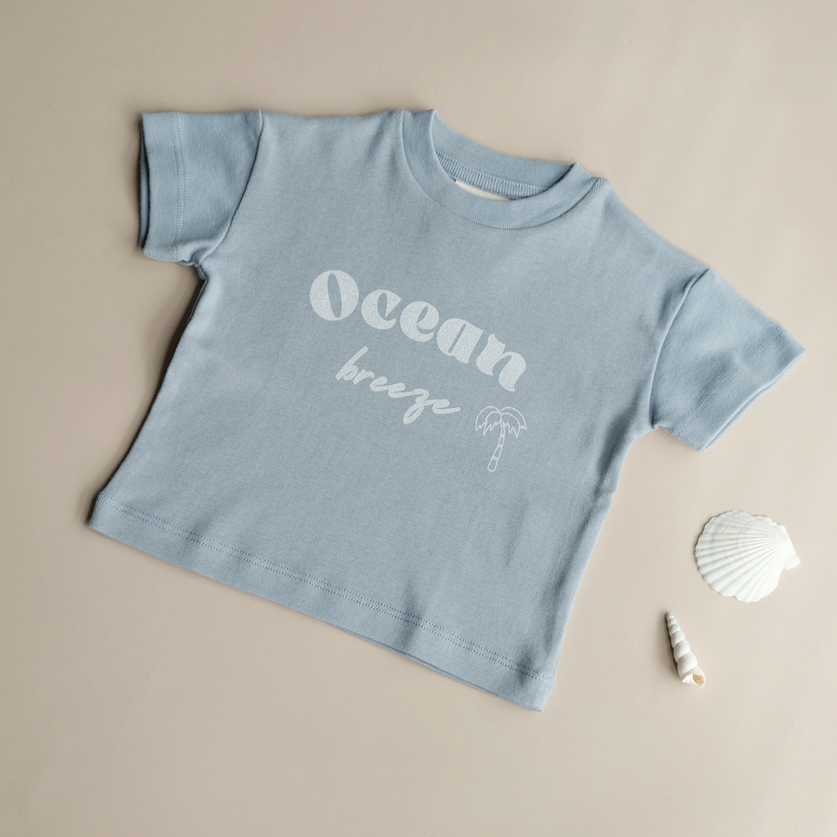 Organic Oversize Shirt - Dusty Blue