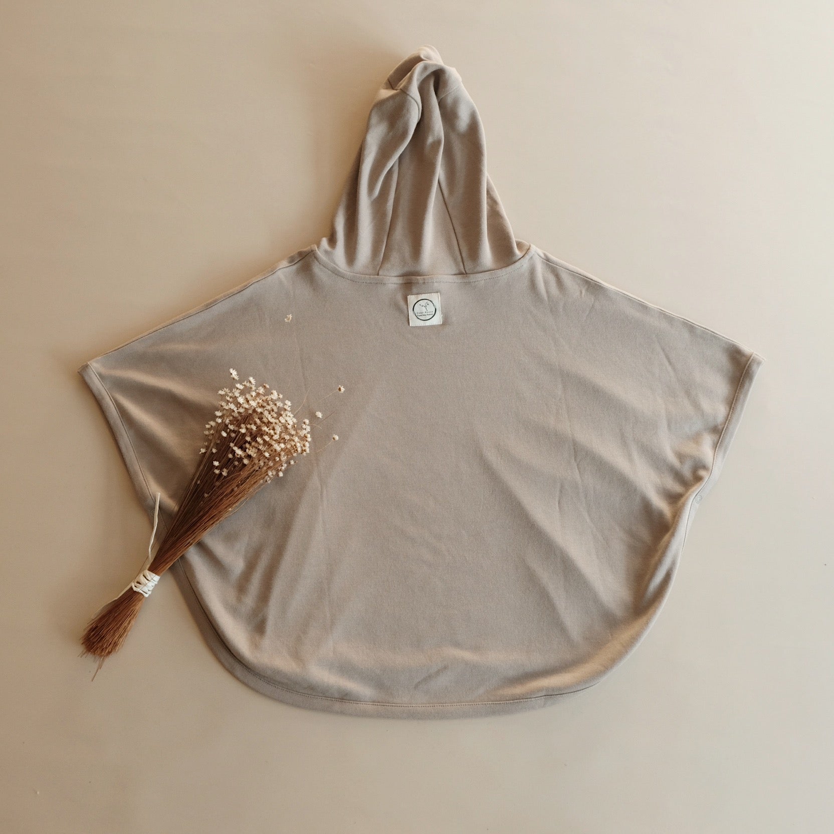 Organic UV Poncho - Caramel - UPF50+