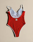 Sustainable MUM Bathing Suit - Red