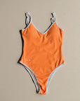 Sustainable MUM Bathing Suit - Bright Orange