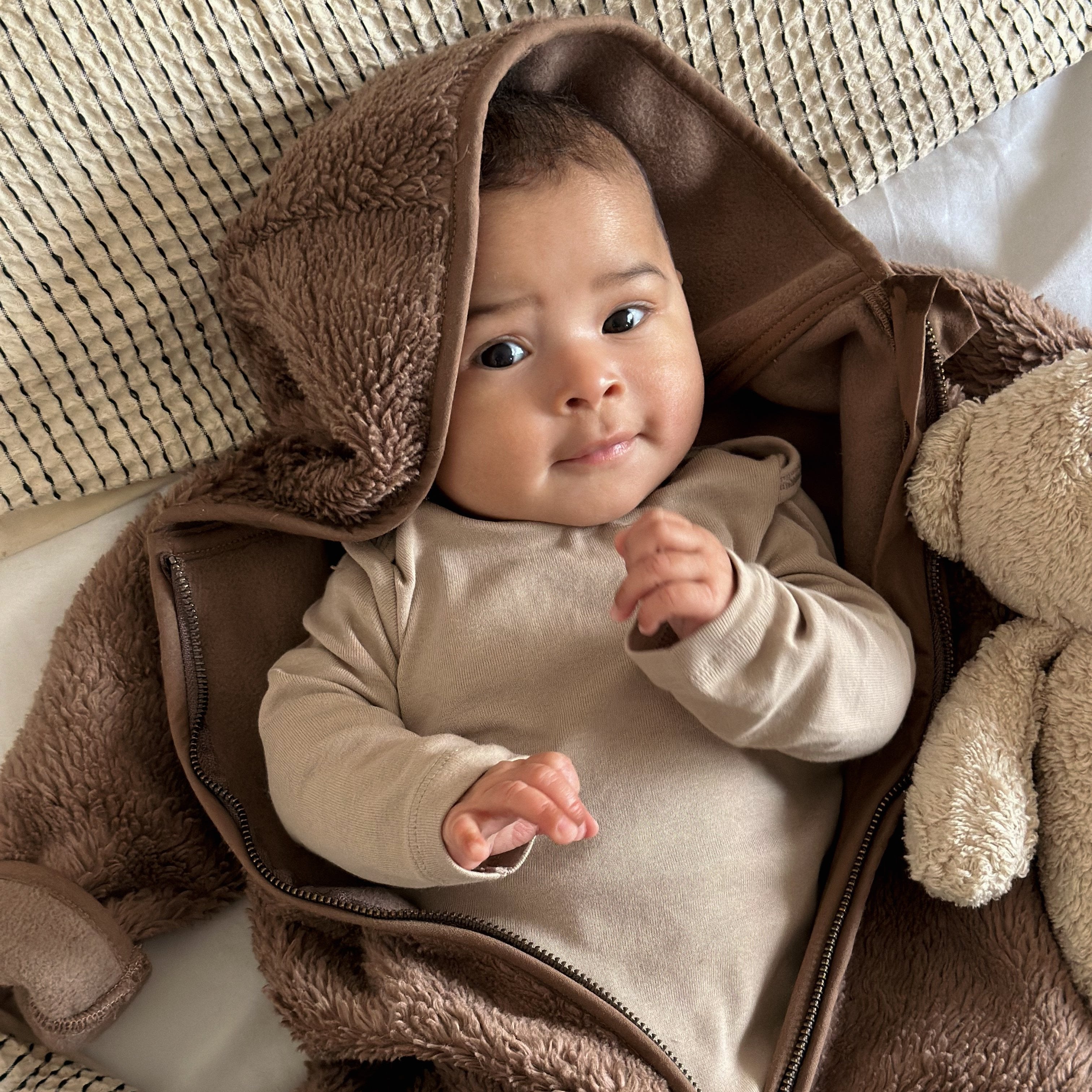 Organic Teddy Overall - Mocha