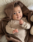 Organic Teddy Overall - Mocha