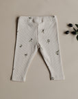 Organic Rib Leggings - Tiny Olives