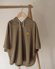 Organic UV Poncho - Khaki - UPF50+