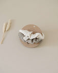 Organic Muslin Scrunchies - Khaki/Sand