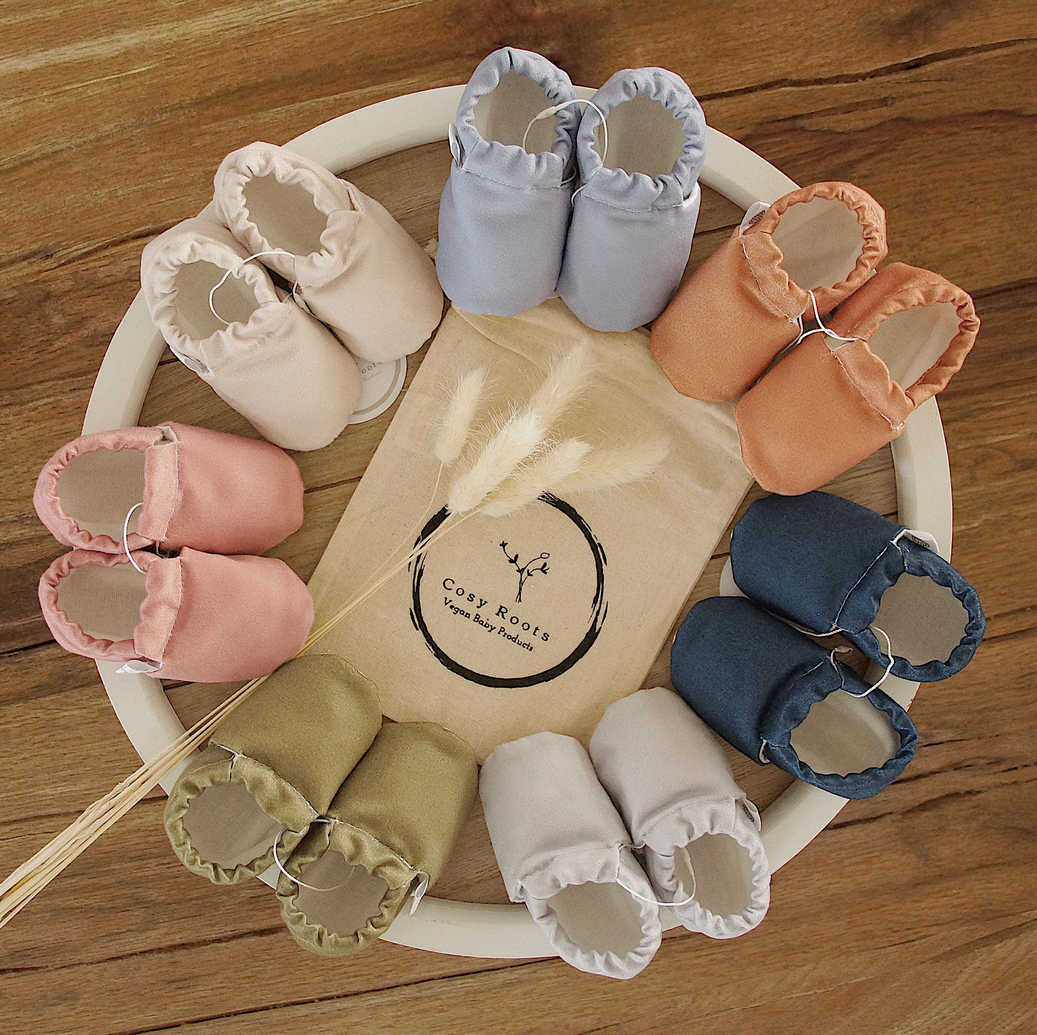 Vegan store baby moccasins