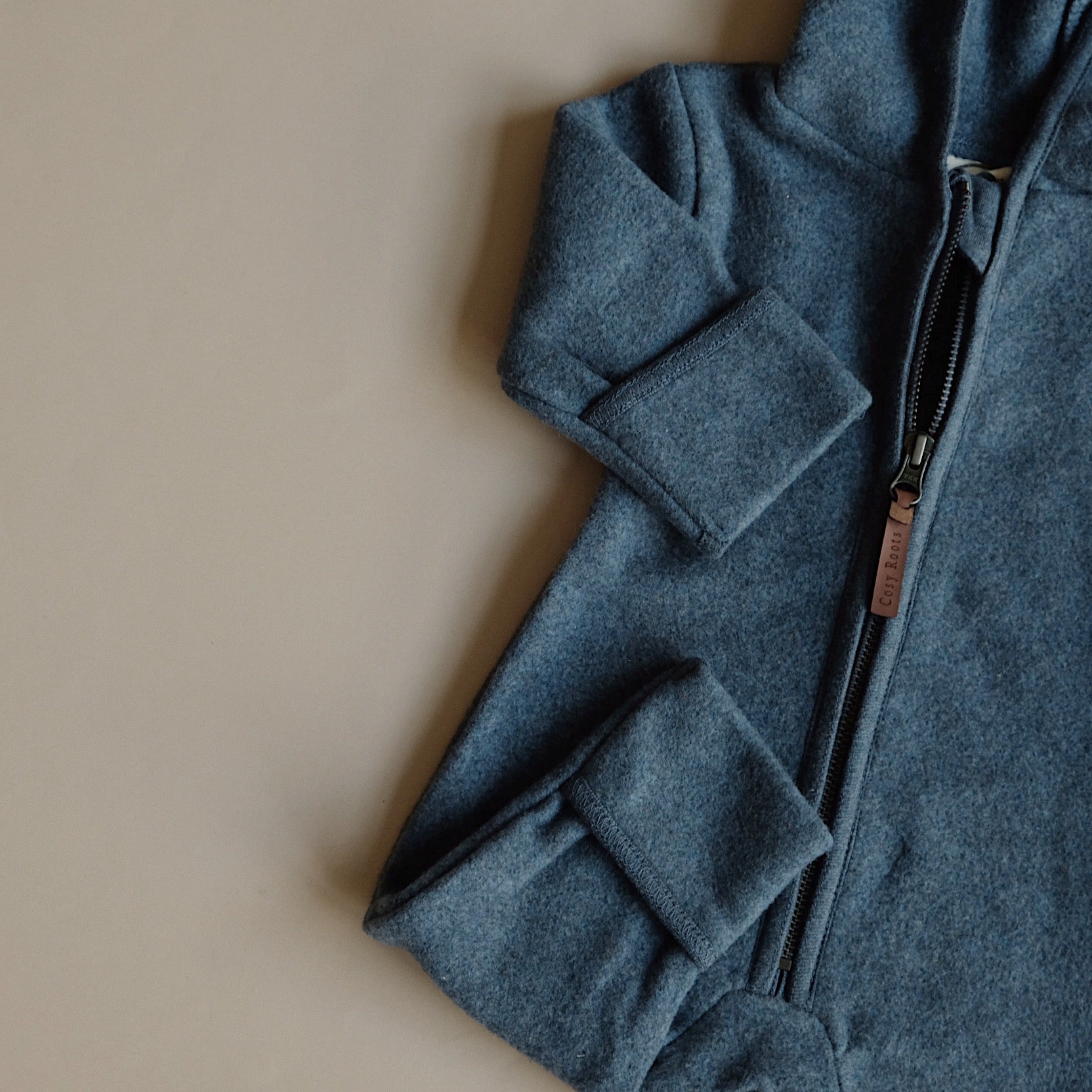 Organic Fleece Overall - Blue Melange