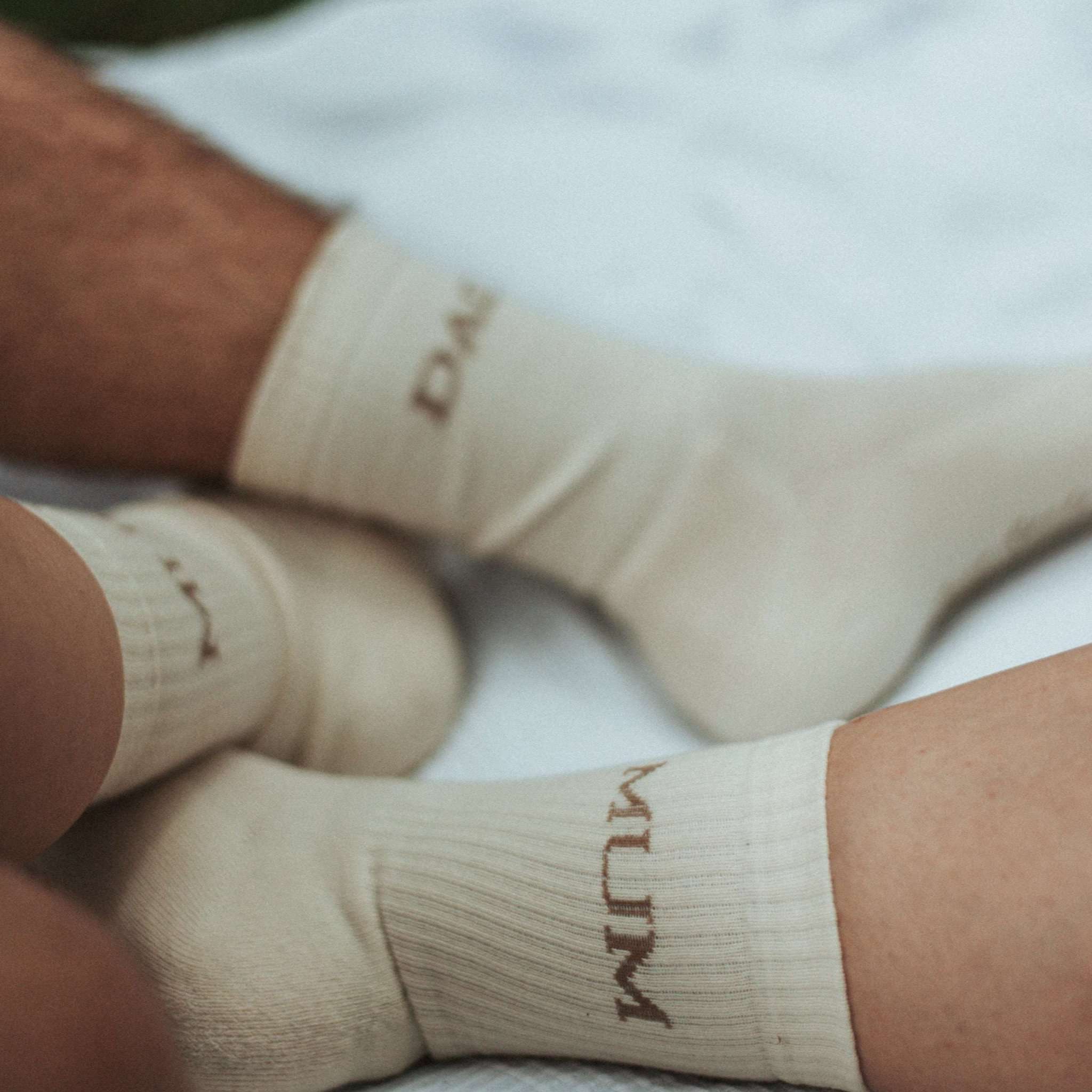 Organic Socks - DAD - Sand