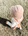 Organic Sun Hat - Dusty Rose - UPF 50+