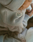 Organic Knit Scarf - Sand