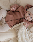 Organic Fleece Jacket - Dusty Rose Melange