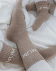 Organic Socks - MUM - Caramel