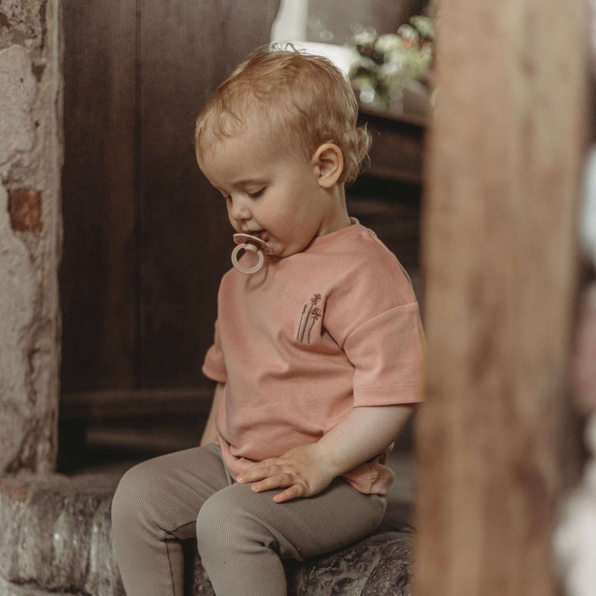 Organic Oversize Shirt - Dusty Rose