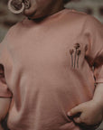 Organic Oversize Shirt - Dusty Rose