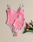 Sustainable MUM Bathing Suit - Bright Pink