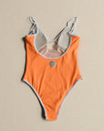 Sustainable MUM Bathing Suit - Bright Orange