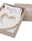 Natural Wooden Teether Heart