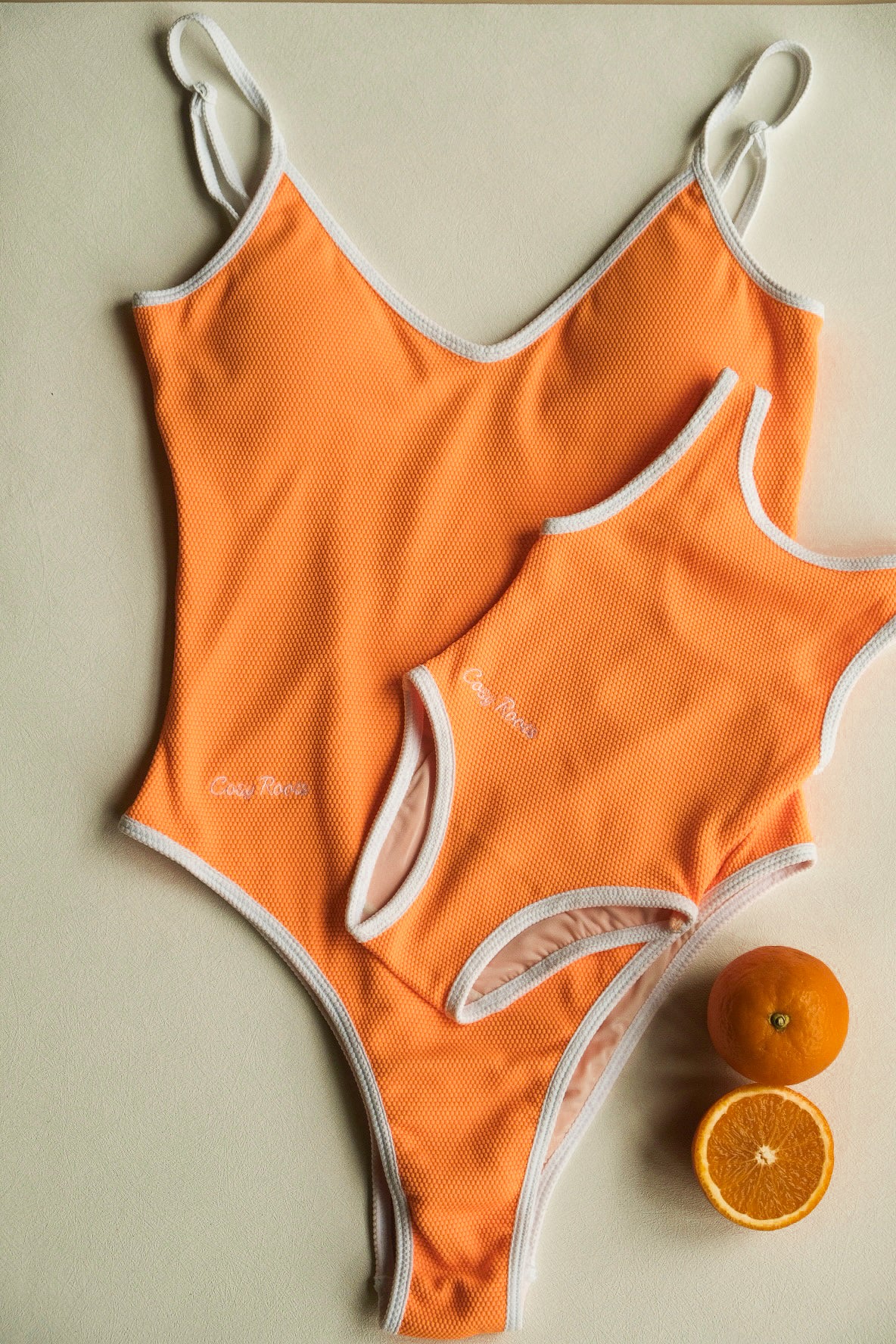 Sustainable MUM Bathing Suit - Bright Orange