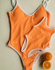 Sustainable MUM Bathing Suit - Bright Orange