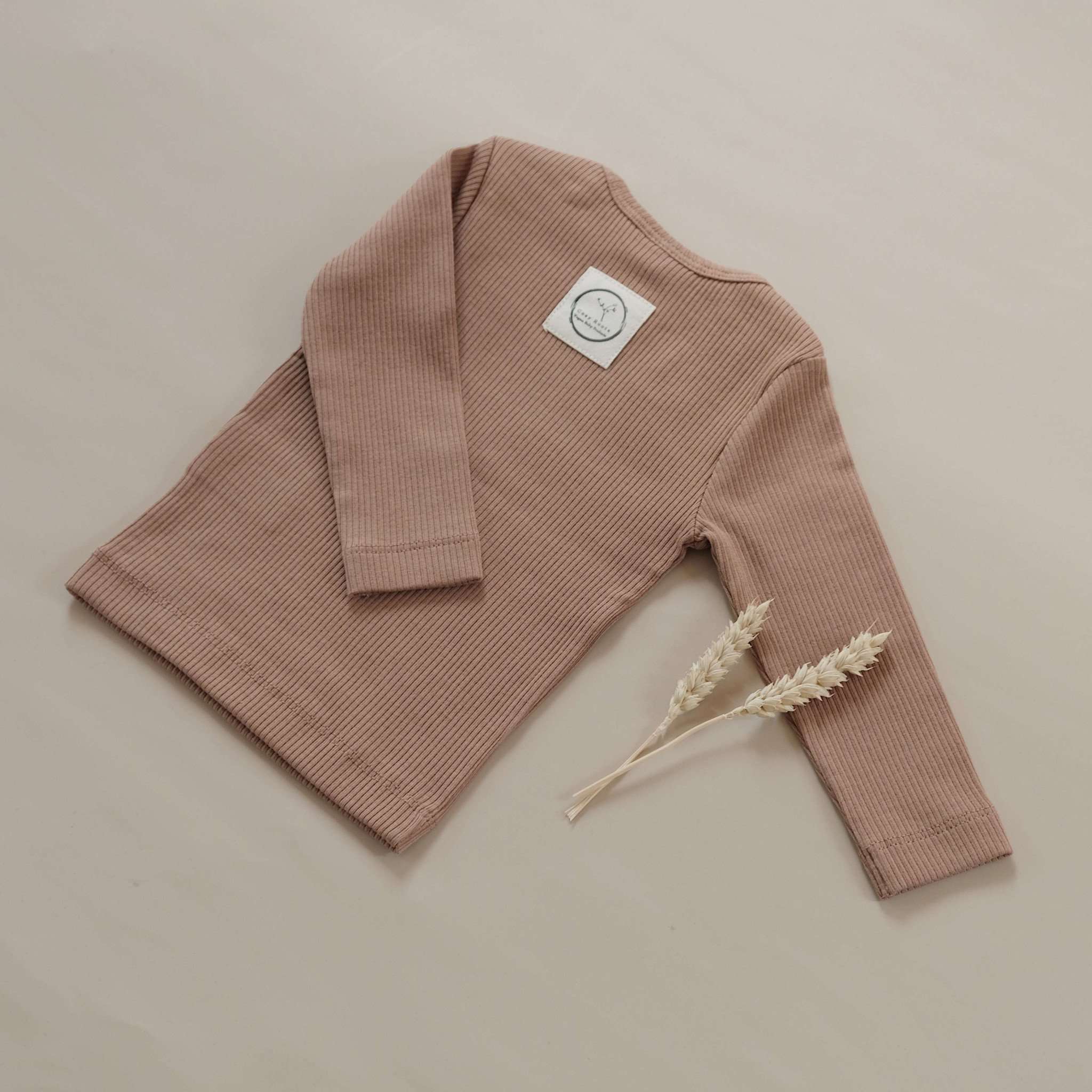 Organic Slim Longsleeve - Walnut