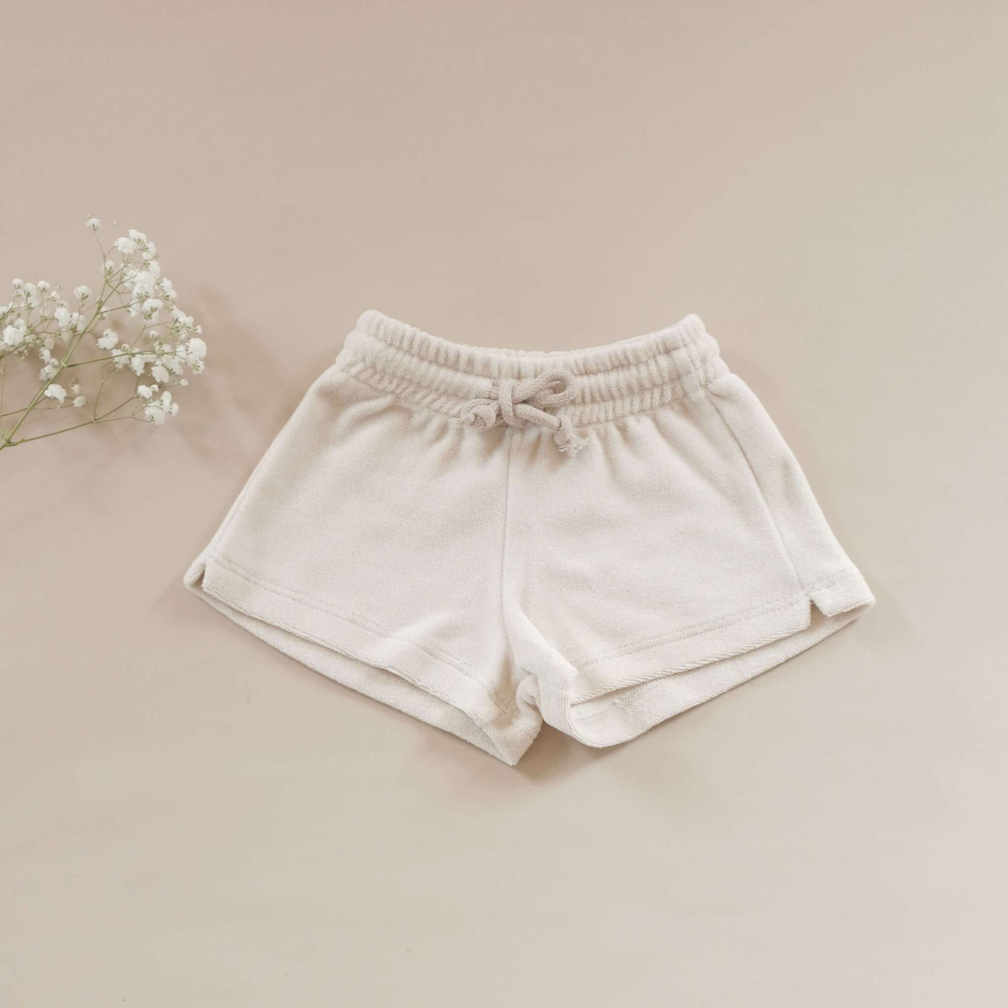 Organic Terry Shorts - Sand