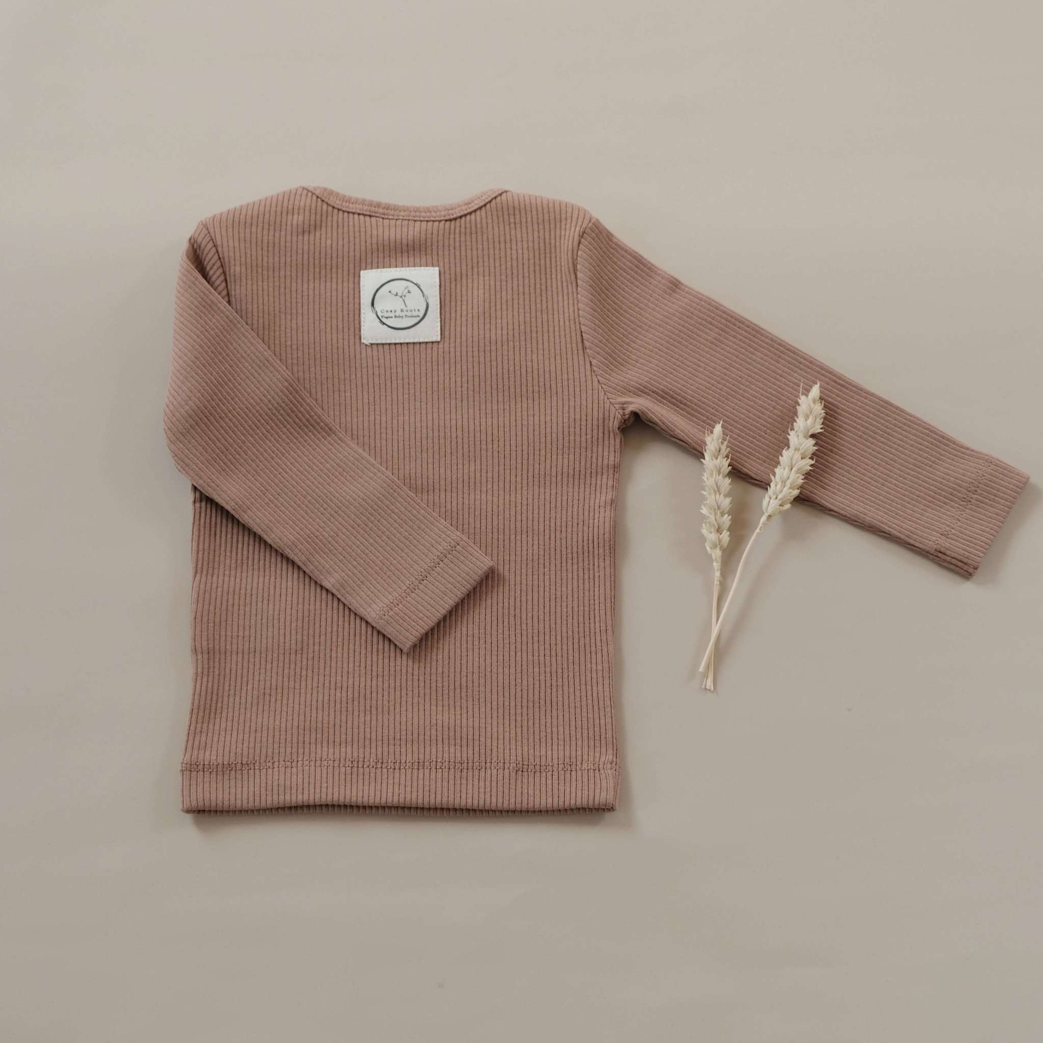 Organic Slim Longsleeve - Walnut