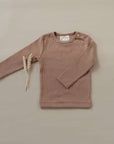 Organic Slim Longsleeve - Walnut