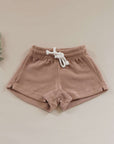 Organic Terry Shorts - Walnut