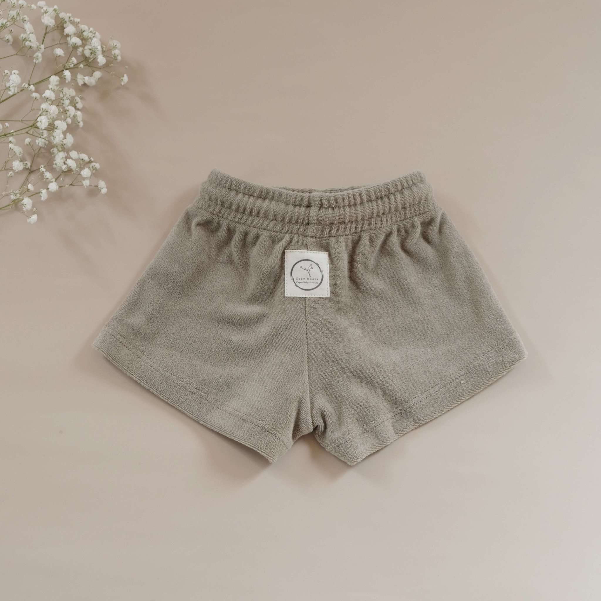 Organic Terry Shorts - Khaki