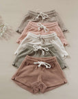 Organic Terry Shorts - Dusty Rose